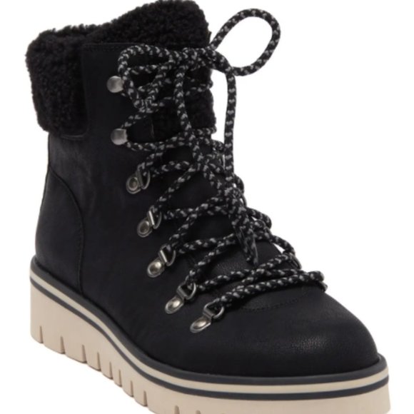 Susina Hanna Hiker Bootie in Black - Picture 9 of 10